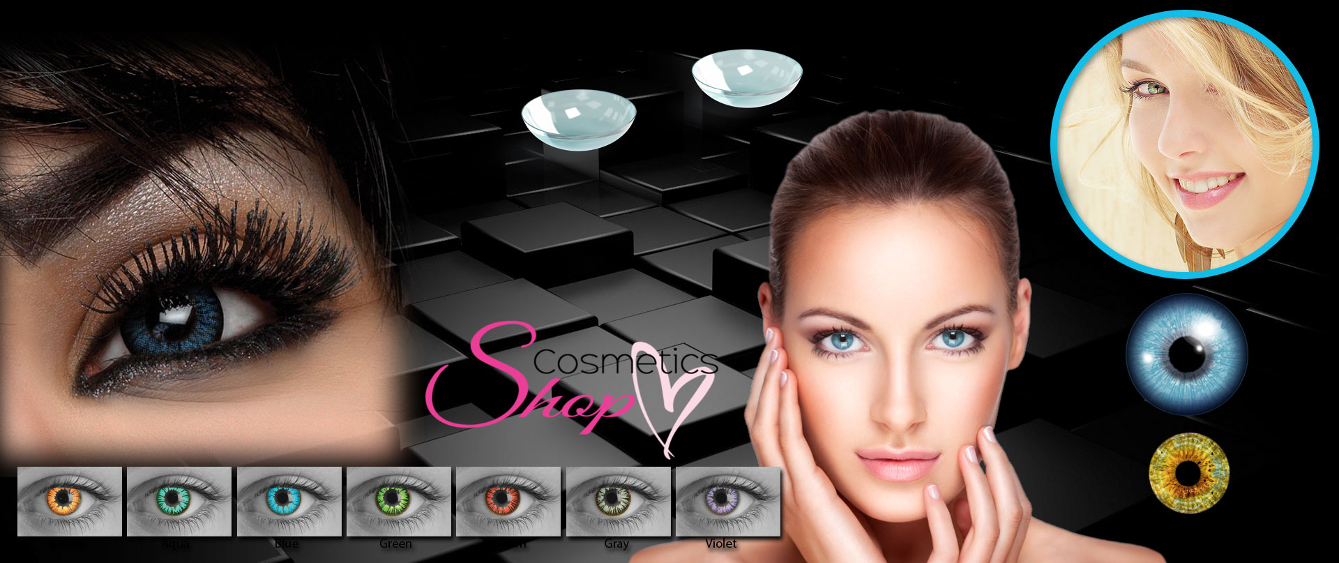 Beautiful eye lens store shop in Iraq